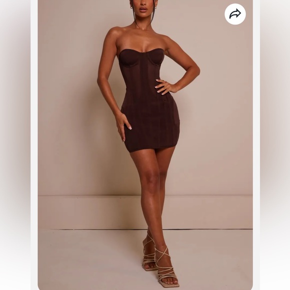 Mars The Label The Mesh Panel Body Dress Size UK 10 - Picture 4 of 5